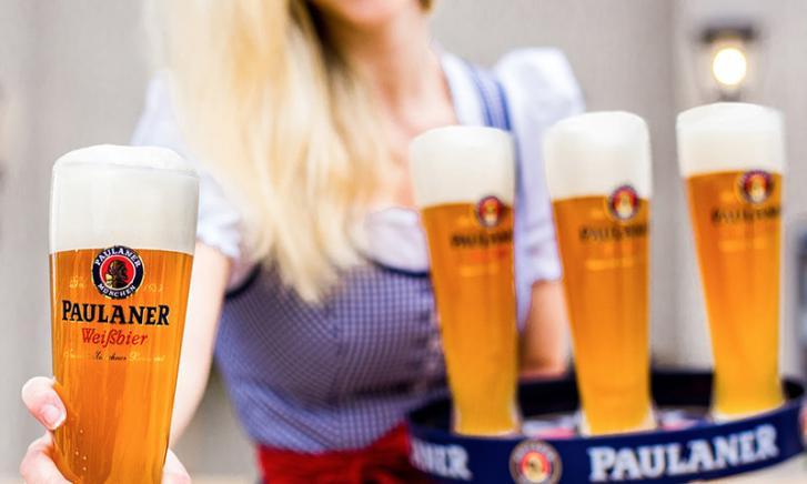 Paulaner Hefe Weisse glazen Paulaner Hefe Weisse glazen